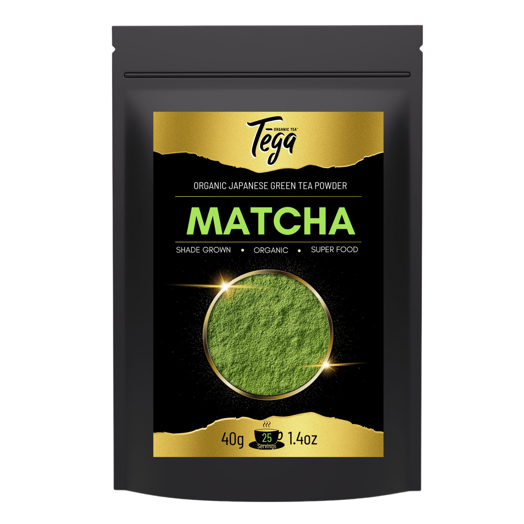 Tega Organic Japanese Matcha Green Tea Powder 40g - PureMatcha Blends