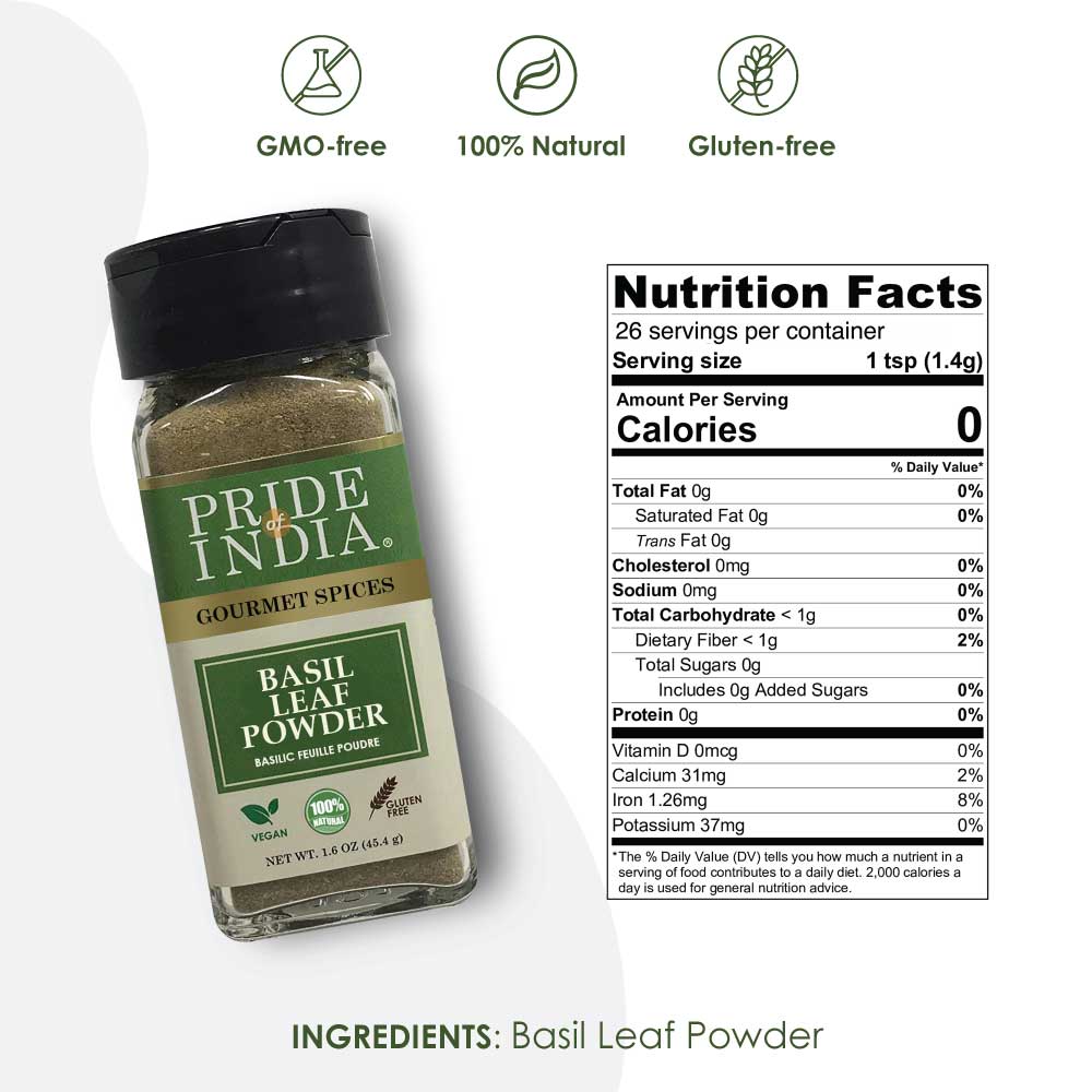 Gourmet Basil Leaf Ground - PureMatcha Blends