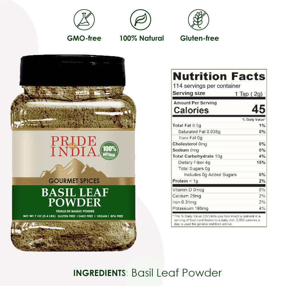 Gourmet Basil Leaf Ground - PureMatcha Blends