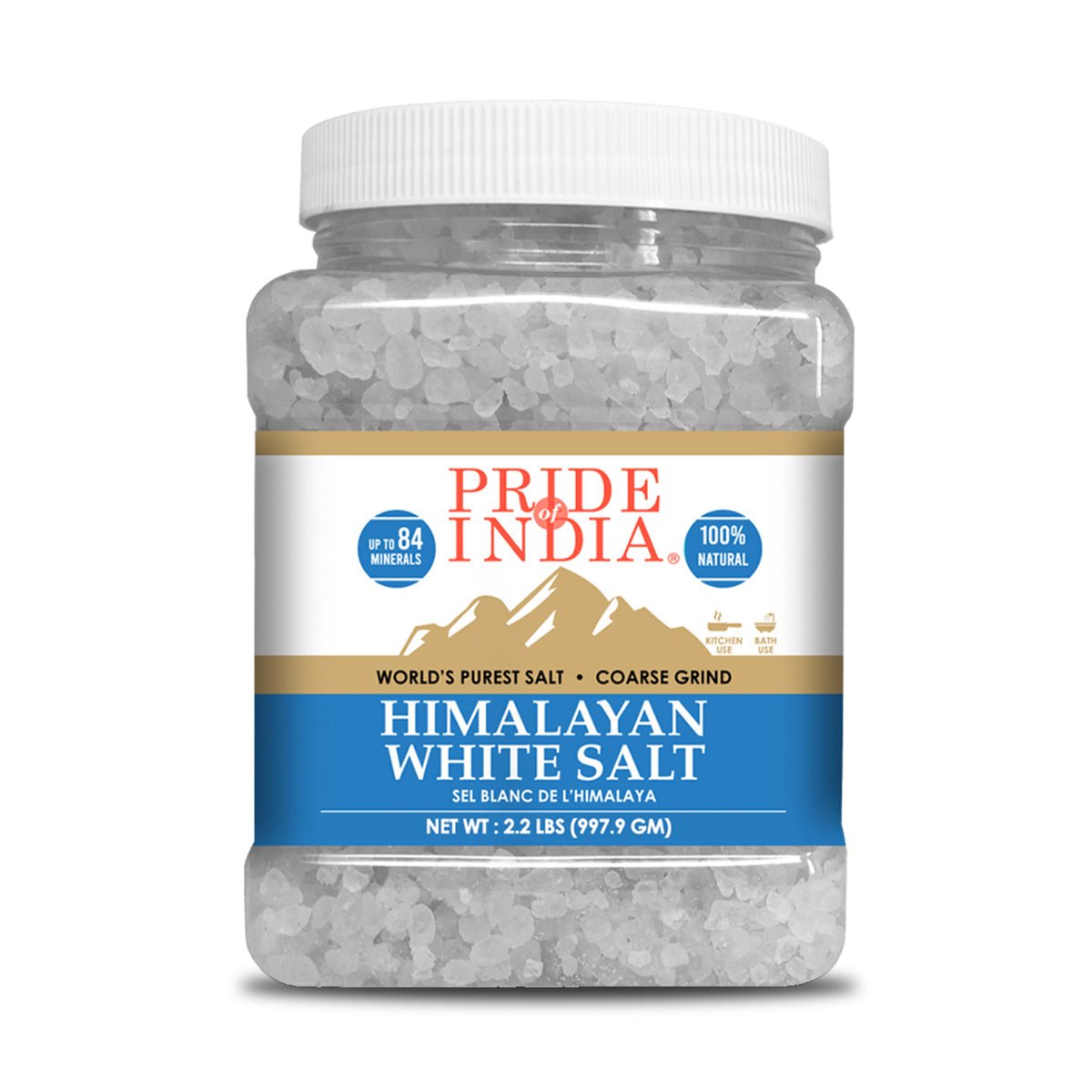 Himalayan White Rock Salt - Coarse Grind - PureMatcha Blends
