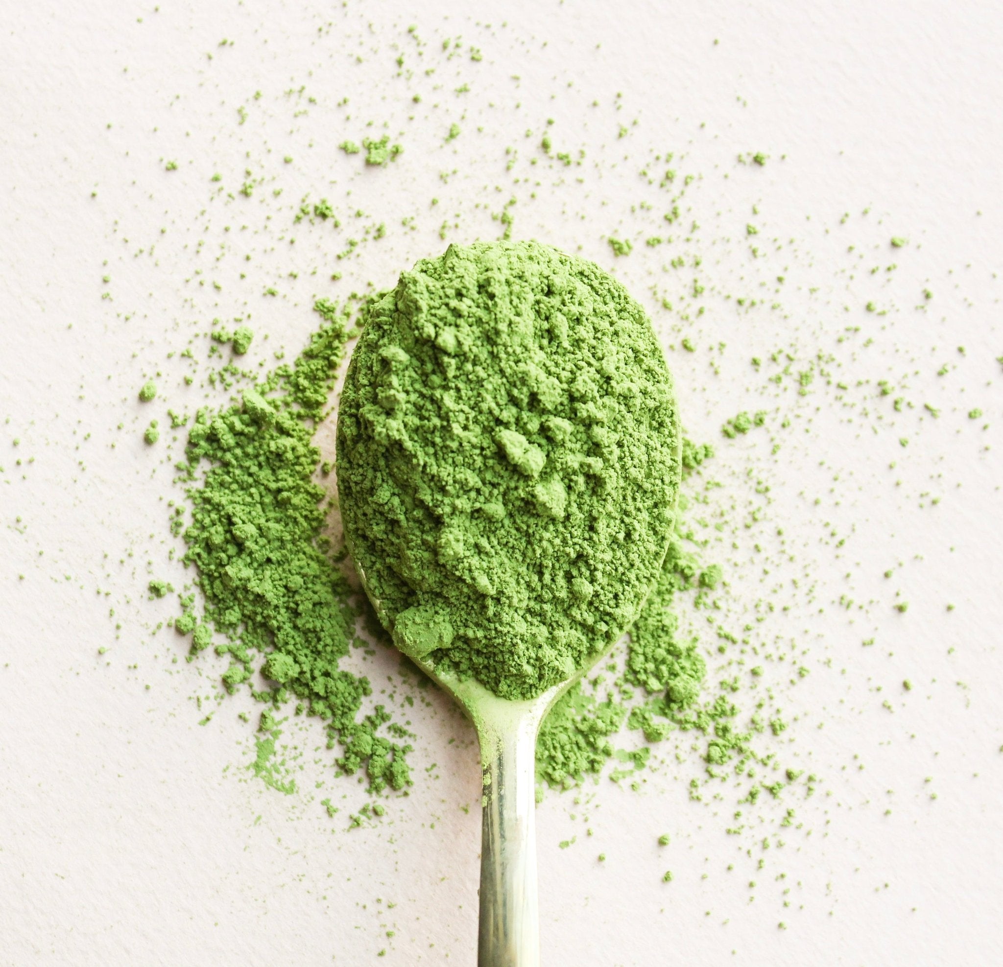 bamboo matcha scoop chashaku and stainless steel teaspoon measuring set for camping and matcha preparation